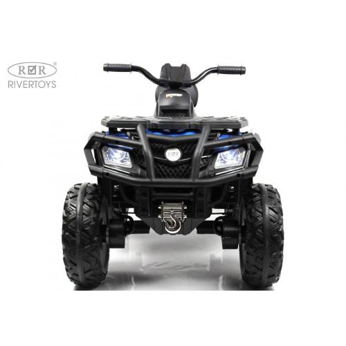 Детский электроквадроцикл 4WD RiverToys T001TT синий фото 2