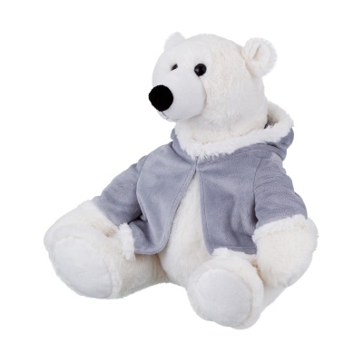 Мягкая игрушка Полярный мишка в меховом пальто 28 см Relana RL24012-28 02