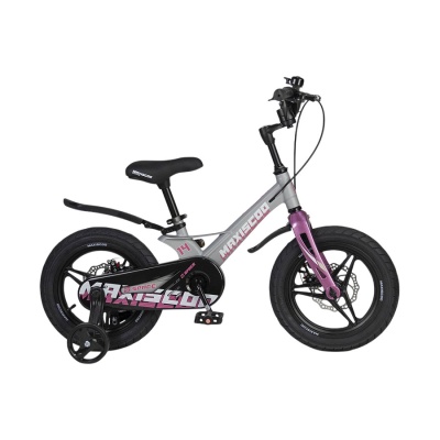 Велосипед детский Maxiscoo Space Deluxe Plus 14 MSC-S1443D серый жемчуг 01
