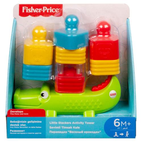 Игрушка Пирамидка Веселый крокодил Mattel DRG34 фото 4