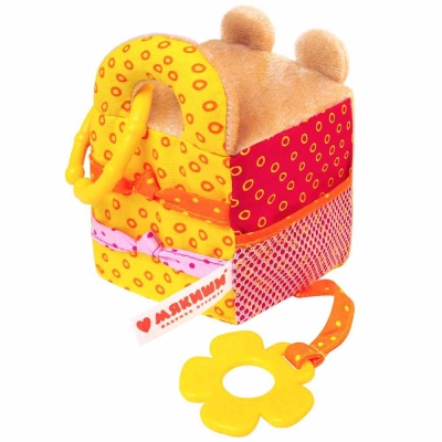 Развивающая мягкая игрушка Кубик Мишка Барни Мякиши 628