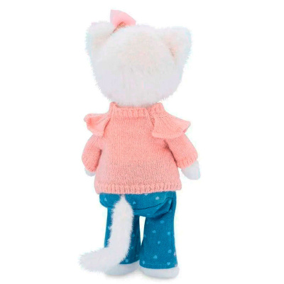 Мягкая игрушка Lucky Sophie Джинсовые сердечки Orange LK01/01 37 см 3
