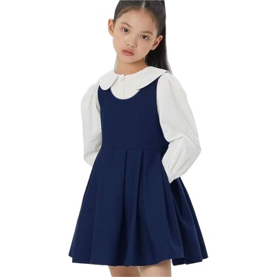 Сарафан школьный Deloras 64037Q размер 116 синий 02