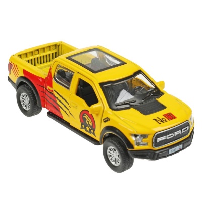 Коллекционная машинка Ford F-150 Raptor Технопарк F150RAP-12DIN-YE 01