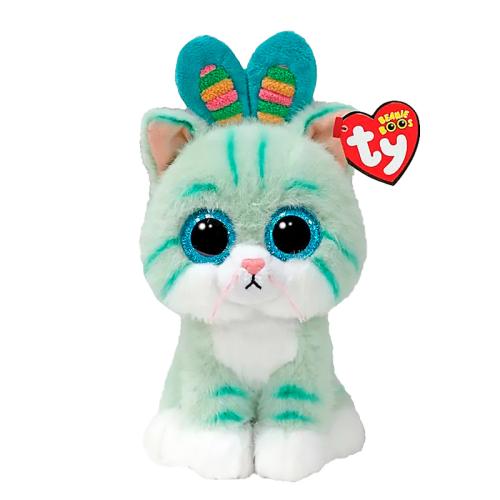 Мягкая игрушка Beanie Boos Бирюзовый Котёнок Gumdrop 15 см Ty Inc 37368