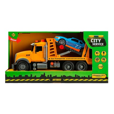 Машинка инерционная Эвакуатор свет звук Veld Co 666-56P 5