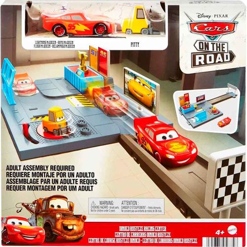 Автотрек Гоночный центр Диноко 2 машинки Mattel HGV69 фото 4