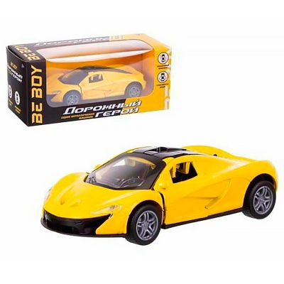 Машина Легковая инерционная металлическая масштаб 1:32 BeBoy IT108793