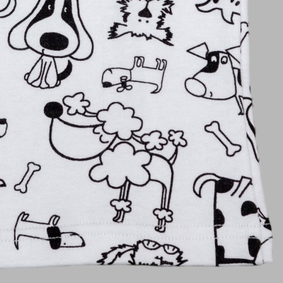 Футболка Собачки Чуди Кидс 360125-3К белый 04