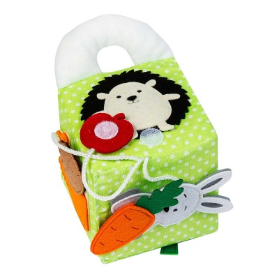 Кубик развивающий Кто что ест Uviton 4001010 2