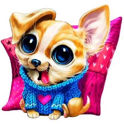 Деревянный пазл Щенок 45 деталей Melograno MPZCAN37-M 1