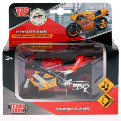 Мотоцикл металлический Суперспорт Технопарк 532116-R 3