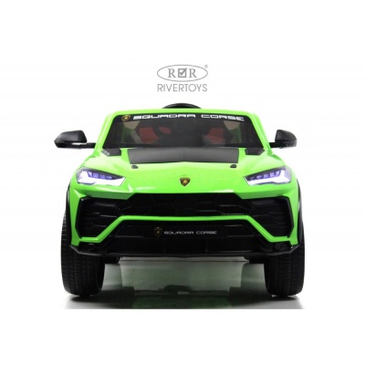Детский электромобиль Lamborghini Urus RiverToys E777EE зелёный