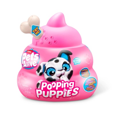 Интерактивная игрушка сюрприз Щенок Pets Alie Zuru 9542