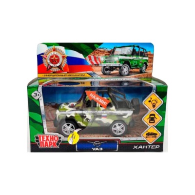 Машина UAZ Hunter Beach Технопарк HUNTERBCH-12SLMIL-GN