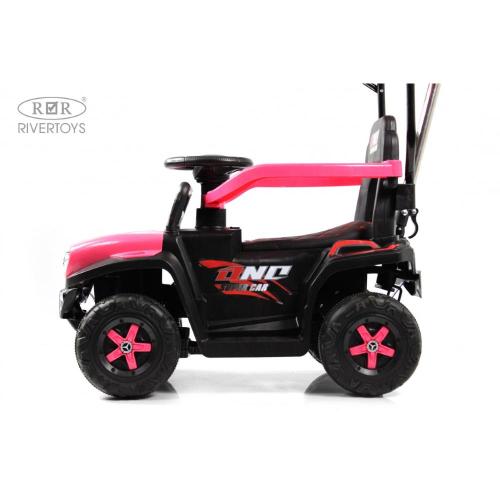 Детский электромобиль RiverToys G005GG розовый фото 5