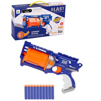 Бластер мягкие пули 10 шт Shantou Gepai 9932 2