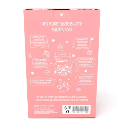 Подарочный набор MilotaBox Лапка Box mini iLikeGift MB136 4