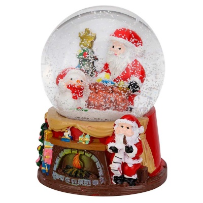 Новогодний снежный шар с подсветкой Праздничный вечер Miland СВШ-2240