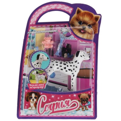 Набор аксессуаров с питомцем для кукол София Карапуз PET-DDA-S-BB 02
