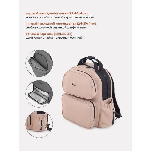 Сумка-рюкзак для мамы Rant Paxton RB008 Beige фото 15