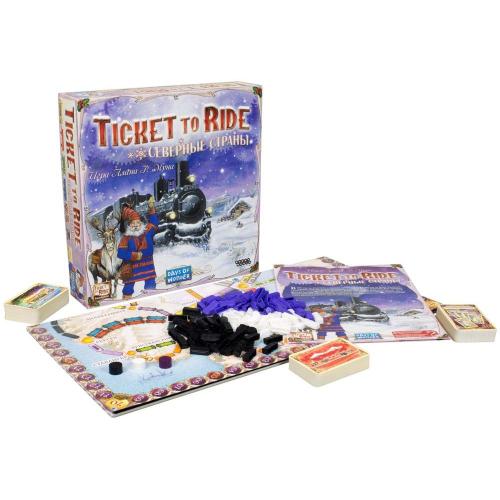 Настольная игра Ticket to Ride Северные страны Hobby World 1702 фото 2