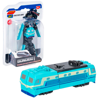 Игрушка Трансформер робот-электровоз Bondibon ВВ5901 3