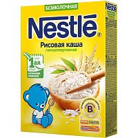 Каша безмолочная рисовая гипоаллергенная Nestle (с 4 мес) 200 г