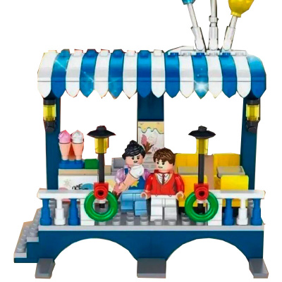 Конструктор Экскурсионный Ретро поезд FC1703 4