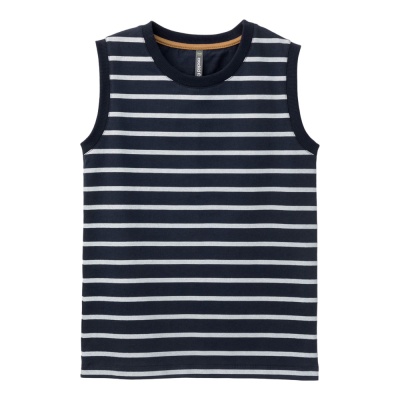 Майка Полоски Crockid КР 302382 индиго 01
