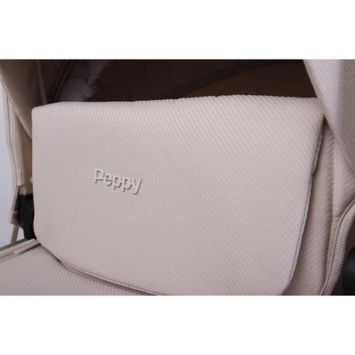 Коляска 2 в 1 Peppy Monaco GP Beige рама бежевая фото 8