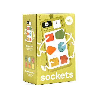 Игрушка развивающая SOCKETS Happy Baby 332002 4