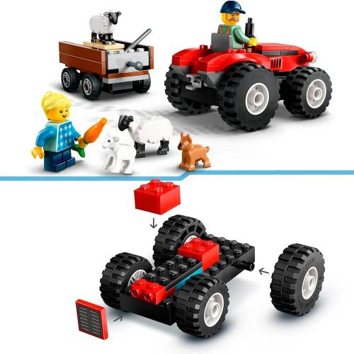 Конструктор Lego City 60461 Фермерский трактор с прицепом и овцами фото 2