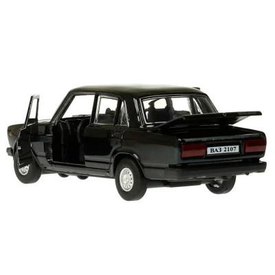 Машина металлическая инерционная ВАЗ 2107 12 см Технопарк 2107-12-BK 2