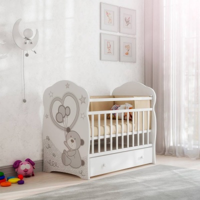 Детская кровать Toby ВДК белая