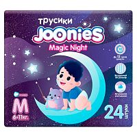 Подгузники трусики Magic Night размер M 6-11 кг 24 штуки Joonies 93066