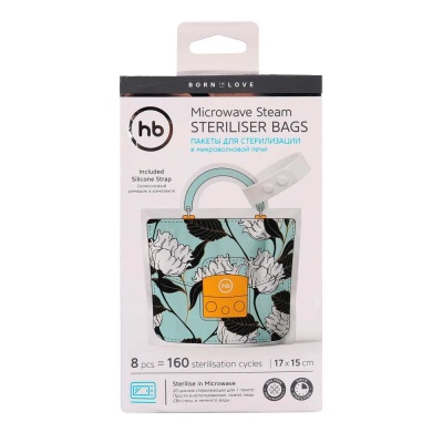 Пакеты для стерилизации в микроволновой печи Happy Baby 33012 3