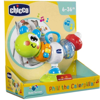 Игрушка для стульчика для кормления Гусеница Chicco 00010036000000 3