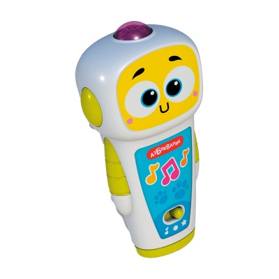 Говорящий обучающий робот Ферма Первые знания 500 игр Азбукварик 3167B белый 2