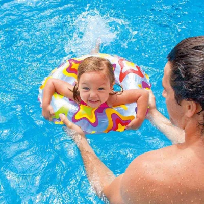 Надувной круг Пестрые Звезды Intex 59241 1