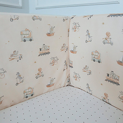 Набор бортиков для детской кроватки Письмо другу Lappetti 1133/4 3