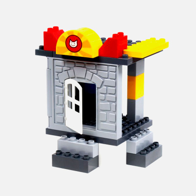 Конструктор Три кота Путешествие на поезде 88 элементов Полесье 94937 3