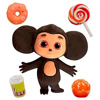 Фигурка Чебурашка 6 см клубничный пончик коллекция Кино Funky Toys CHE2405-2