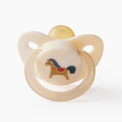 Соска пустышка латексная с колпачком от 0 месяцев Happy Baby 13022 horse 3