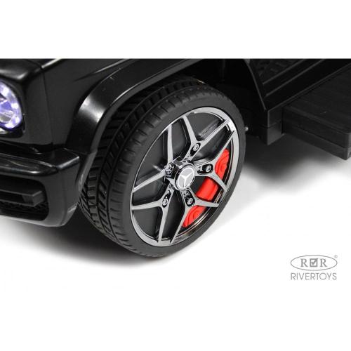 Детский толокар Mercedes-Benz G63 RiverToys Z001ZZ-B чёрный бриллиант фото 21