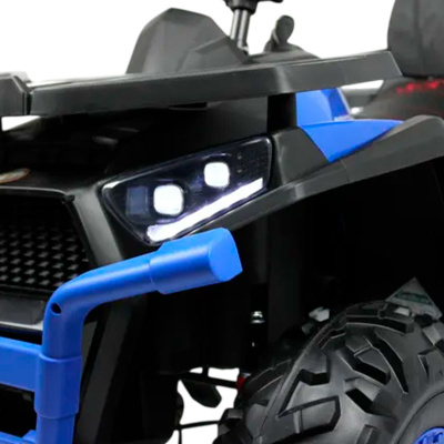 Детский электроквадроцикл Spider RiverToys H999HH синий 4