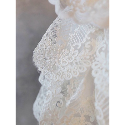 Уголок кружевной с бантом размер 100х90 см Наследникъ НВ4013-ЭК-02 5 Уголок кружевной с бантом размер 100х90 см Наследникъ НВ4013-ЭК-02 5