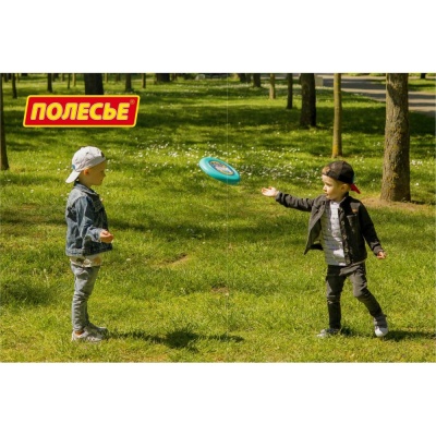Игрушка Летающая тарелка 255 мм Полесье 89991 бирюзовая 05