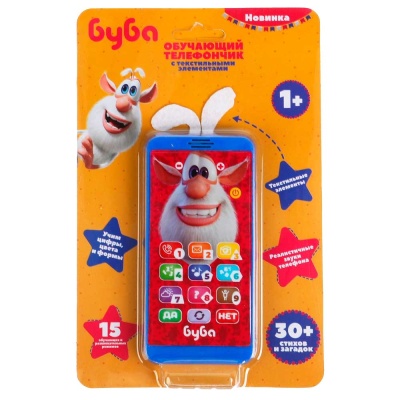 Развивающая игрушка Буба Обучающий телефончик Умка HX2501-R49 Развивающая игрушка Буба Обучающий телефончик Умка HX2501-R49