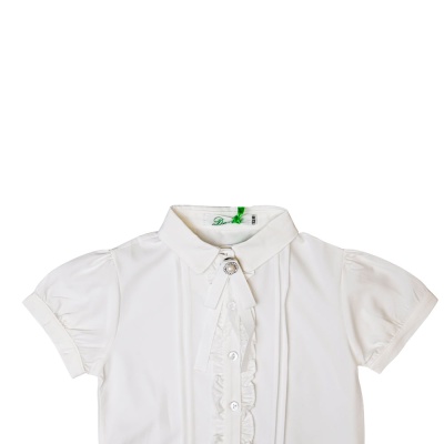 Блузка школьная Many&Many Y696-1 молочный 02